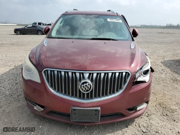 2015 Buick Enclave Convenience with VIN 5GAKRAKDXFJ222506, listed as a Copart auction lot 49017405 with 0 mi miles and Salvage Title. Bid and sale history available at carsss.com. Image 5.