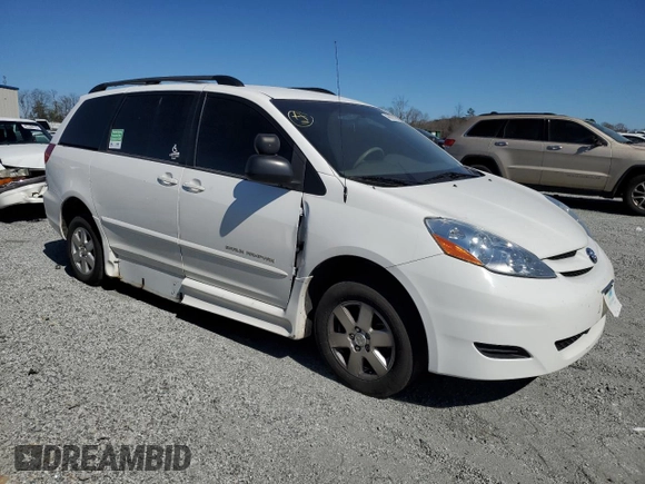 2007 Toyota Sienna CE with VIN 5TDZK23C17S065711, listed as a Copart auction lot 49992145 with 125,622 mi miles and Salvage Title. Bid and sale history available at DreamBid. Image 4.