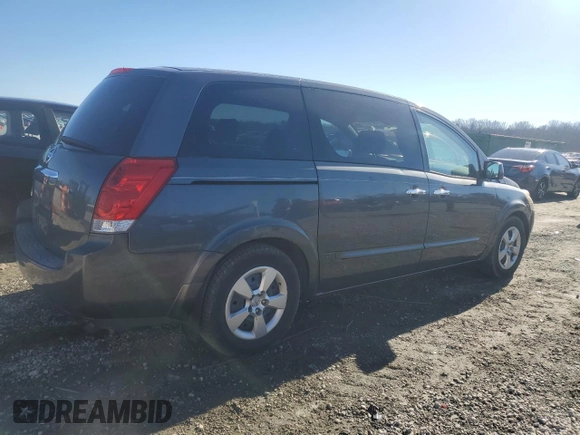 2009 Nissan Quest S with VIN 5N1BV28U69N101195, listed as a Copart auction lot 41361315 with 147,612 mi miles and Clean Title. Bid and sale history available at carsss.com. Image 3.