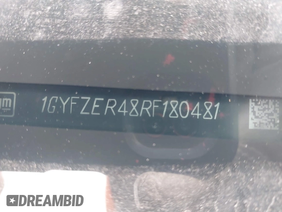 2024 Cadillac XT4 FWD Sport with VIN 1GYFZER48RF180481, listed as a IAAI auction lot 41093587 with 3,982 mi miles and . Bid and sale history available at DreamBid. Image 9.