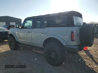 2021 Ford Bronco with VIN 1FMDE5DH6MLB02483, listed as a Copart auction lot 42617245 with 20,306 mi miles and Salvage title. Bid and sale history available at DreamBid. Image 2.