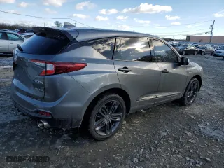 2023 Acura RDX w/A-Spec Package with VIN 5J8TC2H67PL023536, listed as a Copart auction lot 87268614 with 19,972 mi miles and Salvage Title. Bid and sale history available at carsss.com. Image 3.