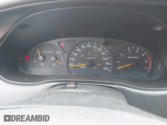 1997 Ford Thunderbird LX with VIN 1FALP6248VH134894, listed as a IAAI auction lot 41551957 with 136,435 mi miles and . Bid and sale history available at DreamBid. Image 7.