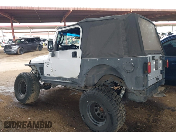 2006 Jeep Wrangler Sport with VIN 1J4FA49S46P748604, listed as a IAAI auction lot 41788157 with 128,249 mi miles. Bid and sale history available at carsss.com. Image 3.