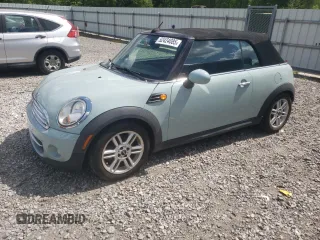 2012 MINI Convertible with VIN WMWZN3C5XCT134595, listed as a Copart auction lot 52752455 with 145,915 mi miles and Clean Title. Bid and sale history available at DreamBid. Image 1.