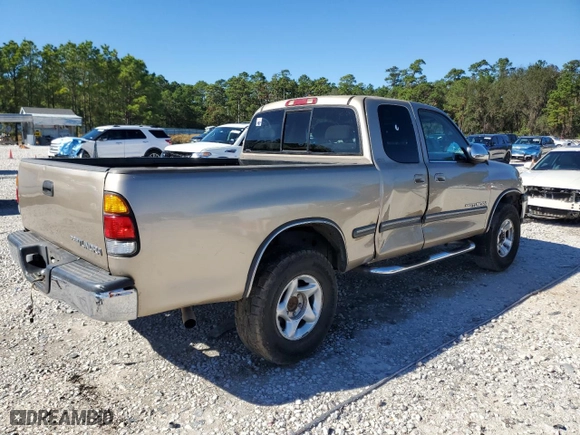 2001 Toyota Tundra SR5 with VIN 5TBRN34141S175405, listed as a Copart auction lot 81263844 with 353,626 mi miles and Salvage Title. Bid and sale history available at carsss.com. Image 3.