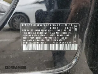2014 Volkswagen Jetta SEL z VIN 3VWL17AJ8EM440253, wystawiony jako Copart lot #55537115 z przebiegiem 143 980 mil mil oraz Czysty tytuł • Clean title. Historia ofert i sprzedaży dostępna na DreamBid. Obrazek 12.