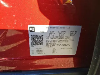 2022 Chevrolet Traverse LT Leather with VIN 1GNEVHKW5NJ149276, listed as a Copart auction lot 46712365 with 71,563 mi miles and Clean Title. Bid and sale history available at carsss.com. Image 13.