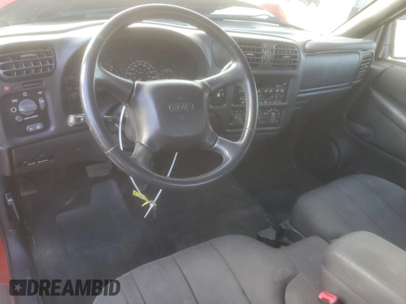 2003 GMC Sonoma SLS z VIN 1GTCS19X538165030, wystawiony jako Copart lot #81485724 z przebiegiem Nie podano mil oraz Szkoda całkowita • Salvage title. Historia ofert i sprzedaży dostępna na DreamBid. Obrazek 8.