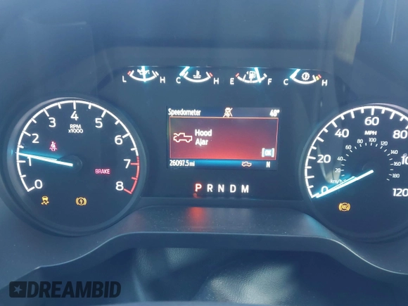 2022 Ford F-150 XL with VIN 1FTMF1E58NKE13712, listed as a IAAI auction lot 41360118 with 26,097 mi miles and . Bid and sale history available at DreamBid. Image 7.