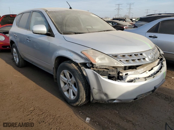 2007 Nissan Murano S with VIN JN8AZ08T67W521213, listed as a Copart auction lot 49066855 with 168,745 mi miles and Salvage Title. Bid and sale history available at carsss.com. Image 4.