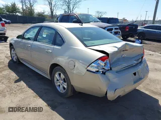 2012 Chevrolet Impala LS Retail with VIN 2G1WA5E35C1206391, listed as a IAAI auction lot 41986220 with 55,644 mi miles and . Bid and sale history available at DreamBid. Image 6.