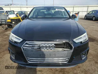 2019 Audi A4 Premium Plus with VIN WAUENAF40KN002714, listed as a Copart auction lot 46625275 with 40,124 mi miles and Salvage Title. Bid and sale history available at carsss.com. Image 5.
