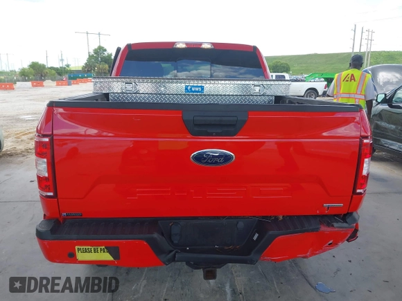 2020 Ford F-150 XL with VIN 1FTEW1EP5LFB65401, listed as a IAAI auction lot 42572733 with 30,280 mi miles and . Bid and sale history available at DreamBid. Image 17.