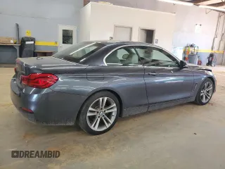 2018 BMW 4 Series 430i with VIN WBA4Z1C57JEC59478, listed as a Copart auction lot 59487625 with 134,601 mi miles and Salvage title. Bid and sale history available at DreamBid. Image 3.
