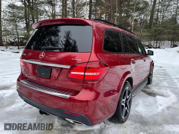 2018 Mercedes-Benz GLS 550 with VIN 4JGDF7DE1JB020273, listed as a Copart auction lot 47413425 with 36,949 mi miles and Clean title. Bid and sale history available at DreamBid. Image 4.