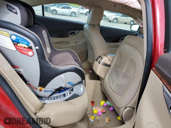 2012 Buick LaCrosse Premium 2 with VIN 1G4GF5E37CF341812, listed as a Copart auction lot 57515515 with 92,836 mi miles and Salvage title. Bid and sale history available at DreamBid. Image 10.