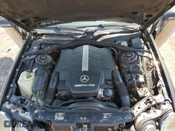 2001 Mercedes-Benz CL AMG z VIN WDBPJ73J61A011135, wystawiony jako Copart lot #59703305 z przebiegiem Nie podano mil oraz Czysty tytuł • Clean title. Historia ofert i sprzedaży dostępna na DreamBid. Obrazek 11.