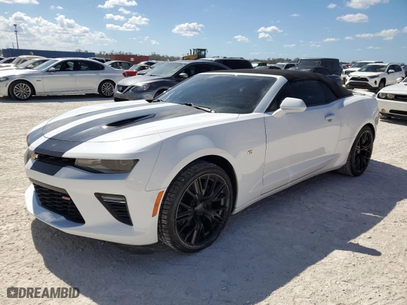 2017 Chevrolet Camaro 2SS with VIN 1G1FH3D75H0101258, listed as a Copart auction lot 77250814 with 38,098 mi miles and Salvage Title. Bid and sale history available at carsss.com. Image 1.