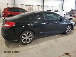 2012 Honda Civic Si with VIN 2HGFG4A53CH708655, listed as a Copart auction lot 55245035 with 141,209 mi miles and Salvage title. Bid and sale history available at DreamBid. Image 3.