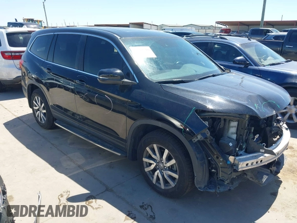 2019 Honda Pilot EX-L with VIN 5FNYF5H56KB042918, listed as a IAAI auction lot 42040516 with 113,433 mi miles and . Bid and sale history available at DreamBid. Image 1.
