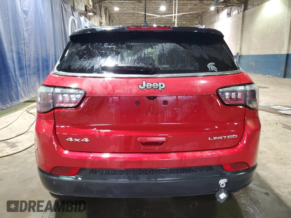 2024 Jeep Compass Limited with VIN 3C4NJDCNXRT594128, listed as a Copart auction lot 88882875 with 19,277 mi miles and Salvage title. Bid and sale history available at DreamBid. Image 6.