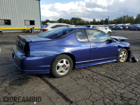2006 Chevrolet Monte Carlo SS with VIN 2G1WL15C169364896, listed as a Copart auction lot 76368204 with 173,310 mi miles and Salvage Title. Bid and sale history available at carsss.com. Image 3.