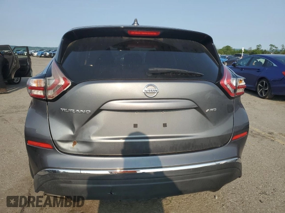 2017 Nissan Murano SL z VIN 5N1AZ2MH5HN181564, wystawiony jako Copart lot #59468625 z przebiegiem 134 790 mil mil oraz Szkoda całkowita • Salvage title. Historia ofert i sprzedaży dostępna na DreamBid. Obrazek 6.