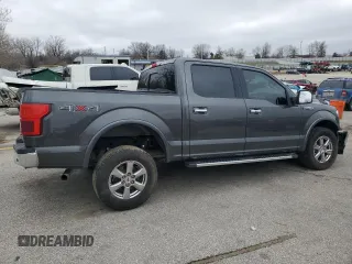 2020 Ford F-150 XL with VIN 1FTEW1E45LKD09638, listed as a Copart auction lot 43833895 with 153,048 mi miles and Salvage Title. Bid and sale history available at carsss.com. Image 3.