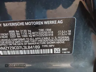 2020 MINI Countryman John Cooper Works z VIN WMZYZ9C07L3L84189, wystawiony jako IAAI lot #42163459 z przebiegiem 49 416 mil mil oraz . Historia ofert i sprzedaży dostępna na DreamBid. Obrazek 9.