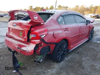 2018 Subaru WRX Limited with VIN JF1VA1L62J8802468, listed as a IAAI auction lot 41354650 with 91,376 mi miles. Bid and sale history available at carsss.com. Image 4.