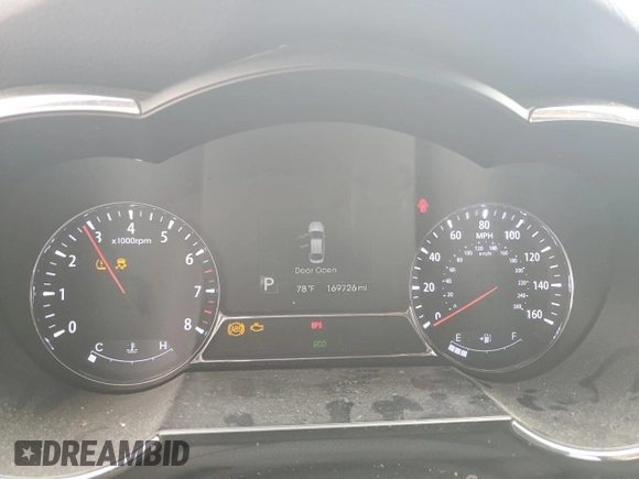2013 Kia Optima SX with VIN 5XXGR4A63DG208778, listed as a Copart auction lot 57439155 with 169,726 mi miles and Salvage title. Bid and sale history available at DreamBid. Image 9.