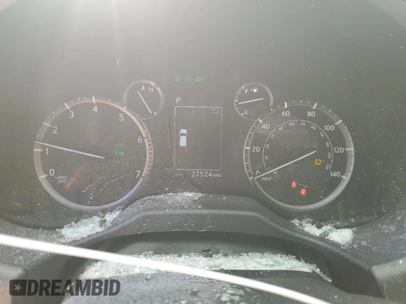 2022 Lexus GX with VIN JTJAM7BX9N5326947, listed as a Copart auction lot 45938845 with 27,524 mi miles and Salvage Title. Bid and sale history available at carsss.com. Image 9.