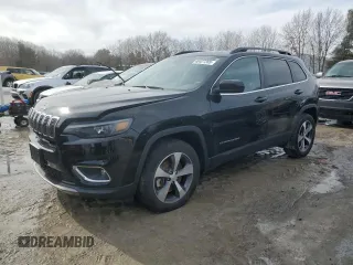 2022 Jeep Cherokee Limited with VIN 1C4PJMDX8ND525107, listed as a Copart auction lot 46427265 with 23,397 mi miles and Salvage Title. Bid and sale history available at DreamBid. Image 1.