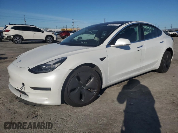 2020 Tesla Model 3 Long Range z VIN 5YJ3E1EB4LF650258, wystawiony jako Copart lot #49267215 z przebiegiem 128 825 mil mil oraz Szkoda całkowita • Salvage title. Historia ofert i sprzedaży dostępna na DreamBid. Obrazek 1.