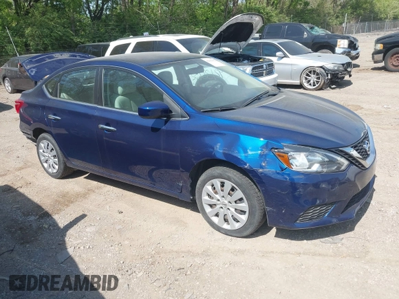 2017 Nissan Sentra S with VIN 3N1AB7AP8HY370510, listed as a IAAI auction lot 42135652 with 86,880 mi miles. Bid and sale history available at carsss.com. Image 1.