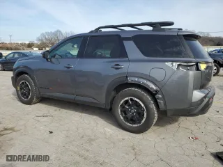 2024 Nissan Pathfinder Rock Creek with VIN 5N1DR3BDXRC286763, listed as a Copart auction lot 45558785 with 9,534 mi miles and Salvage Title. Bid and sale history available at carsss.com. Image 2.