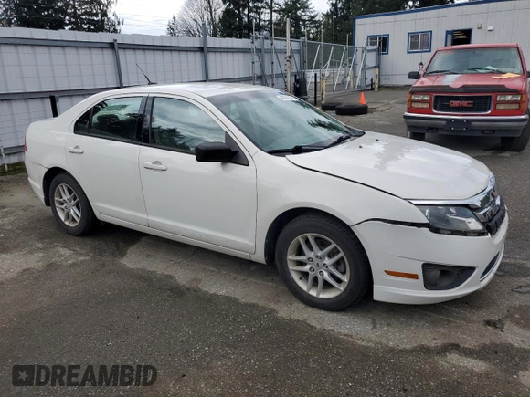 2010 Ford Fusion S with VIN 3FAHP0GAXAR266081, listed as a Copart auction lot 49902005 with 48,892 mi miles and Salvage Title. Bid and sale history available at carsss.com. Image 4.