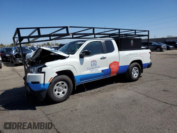 2024 Nissan Frontier S z VIN 1N6ED1CLXRN655690, wystawiony jako Copart lot #89017835 z przebiegiem 2 061 mil mil oraz Szkoda całkowita • Salvage title. Historia ofert i sprzedaży dostępna na DreamBid. Obrazek 1.
