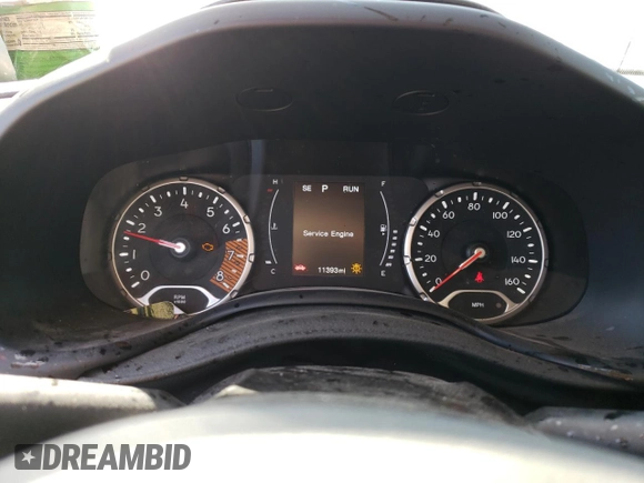 2023 Jeep Renegade Latitude with VIN ZACNJDB10PPP26815, listed as a Copart auction lot 48479055 with 11,393 mi miles and Salvage Title. Bid and sale history available at carsss.com. Image 9.