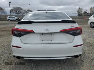 2024 Honda Civic Si with VIN 2HGFE1E52RH472071, listed as a Copart auction lot 50927025 with 19,962 mi miles and Salvage title. Bid and sale history available at DreamBid. Image 6.