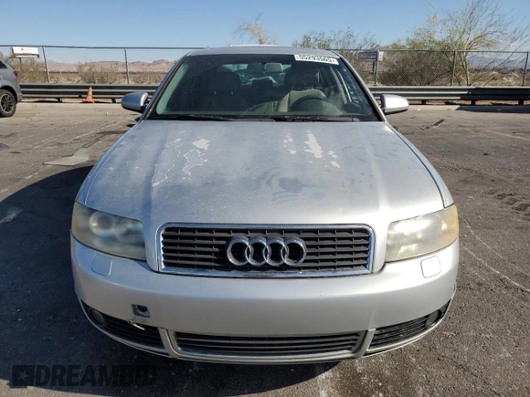 2005 Audi A4 1.8T z VIN WAUJC68E85A119007, wystawiony jako Copart lot #55293565 z przebiegiem 155 085 mil mil oraz Czysty tytuł • Clean title. Historia ofert i sprzedaży dostępna na DreamBid. Obrazek 5.