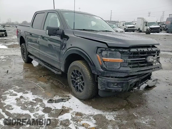 2024 Ford F-150 XLT with VIN 1FTEW3LP7RKD17872, listed as a Copart auction lot 43784075 with 28,241 mi miles and Salvage Title. Bid and sale history available at carsss.com. Image 11.