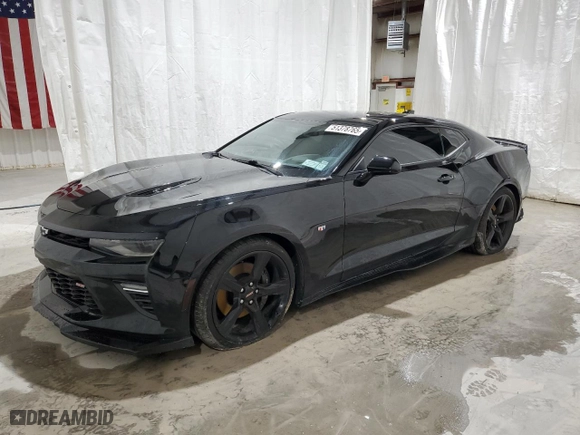 2017 Chevrolet Camaro 2SS with VIN 1G1FG1R71H0176989, listed as a Copart auction lot 51378765 with 66,300 mi miles and Salvage Title. Bid and sale history available at carsss.com. Image 1.