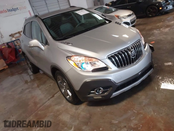 2014 Buick Encore Convenience with VIN KL4CJBSB8EB743421, listed as a IAAI auction lot 41216018 with 18,314 mi miles. Bid and sale history available at carsss.com. Image 1.