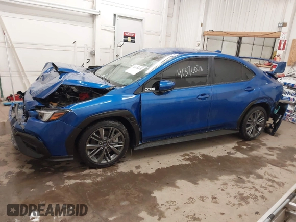 2024 Subaru WRX with VIN JF1VBAB62R9806864, listed as a IAAI auction lot 41376078 with 8,422 mi miles. Bid and sale history available at carsss.com. Image 14.