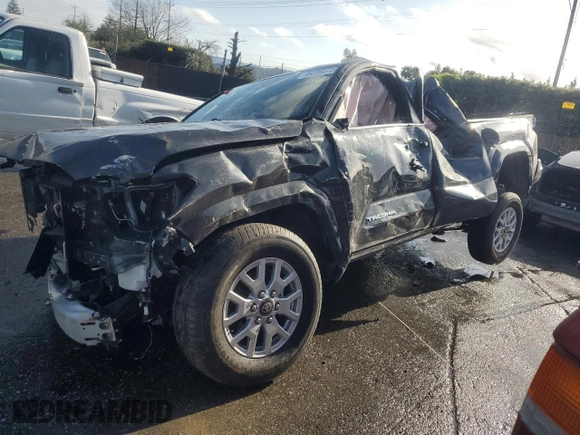 2025 Toyota Tacoma SR with VIN 3TMLB5JN1SM109033, listed as a Copart auction lot 49239575 with Not Provided miles and Salvage Title. Bid and sale history available at DreamBid. Image 1.