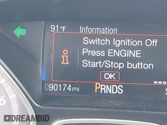 2018 Ford Focus Titanium with VIN 1FADP3N23JL241453, listed as a IAAI auction lot 42025190 with 90,174 mi miles and . Bid and sale history available at DreamBid. Image 15.