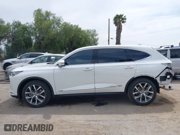 2022 Acura MDX w/Technology Package with VIN 5J8YD9H48NL009409, listed as a IAAI auction lot 42025333 with 21,889 mi miles. Bid and sale history available at carsss.com. Image 14.