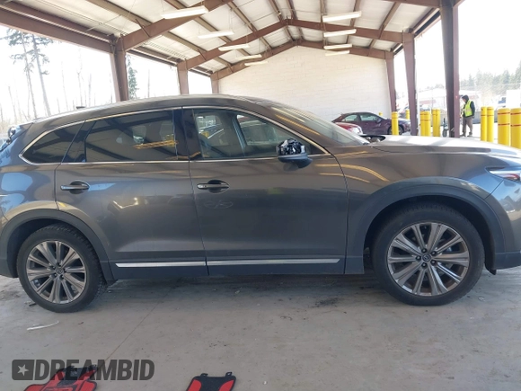2021 Mazda CX-9 Signature with VIN JM3TCBEY9M0504963, listed as a IAAI auction lot 41756255 with 49,946 mi miles. Bid and sale history available at carsss.com. Image 12.